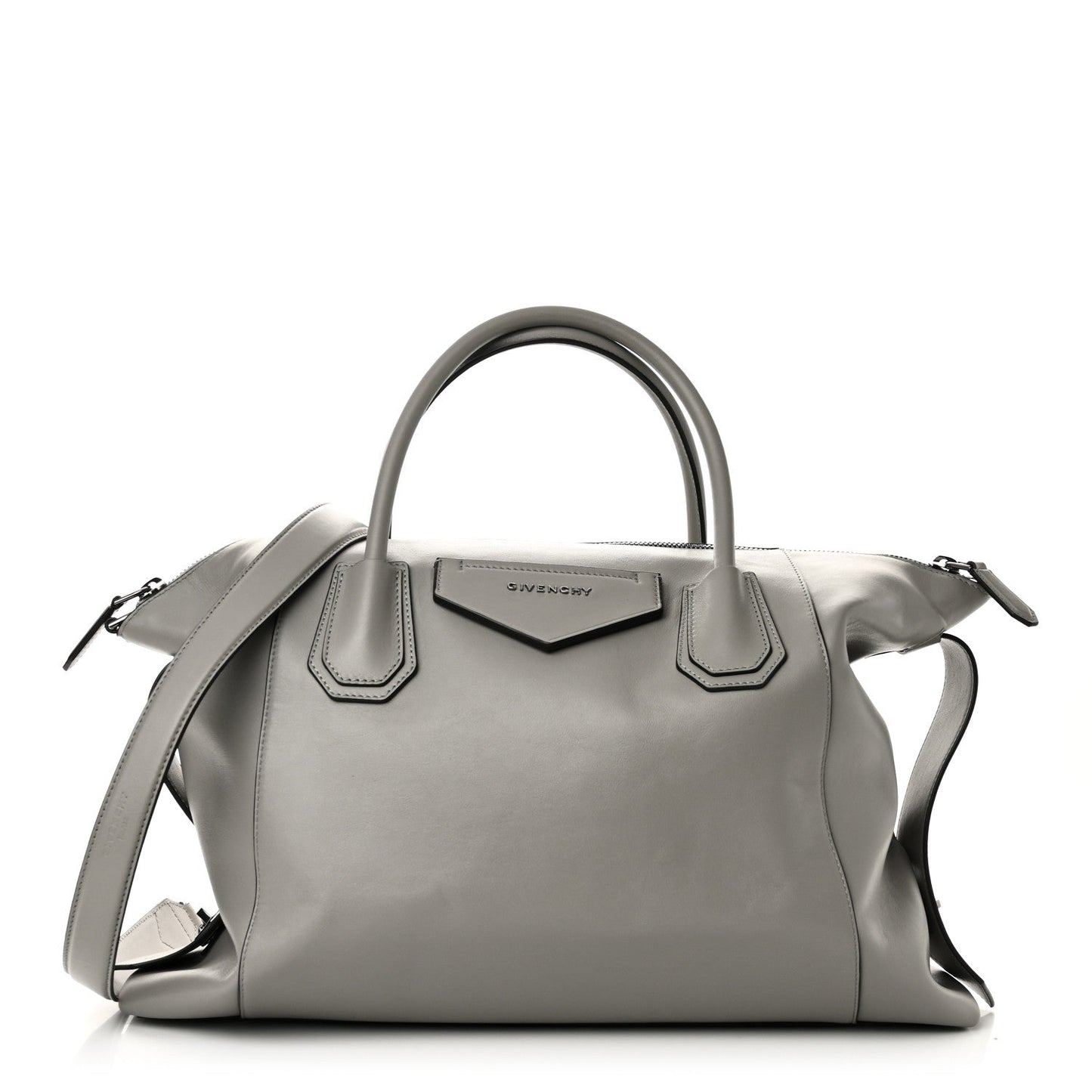 Soft Calfskin Medium Soft Antigona Pearl Grey