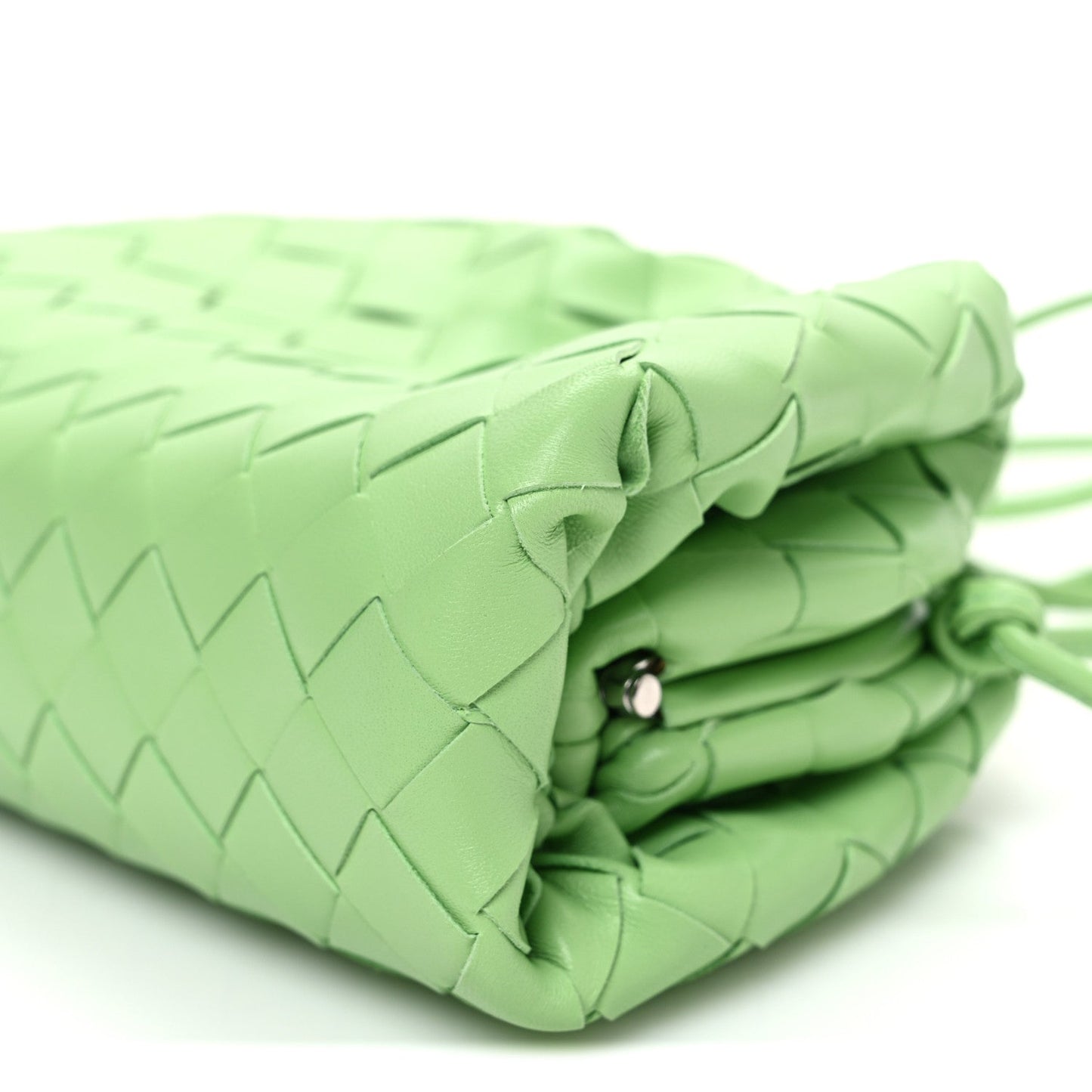 Nappa Intrecciato The Mini Pouch Pistachio