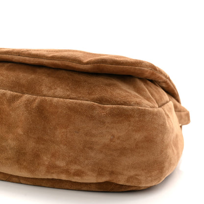 Suede Matelasse Monogram Large Jamie 4.3 Snuff
