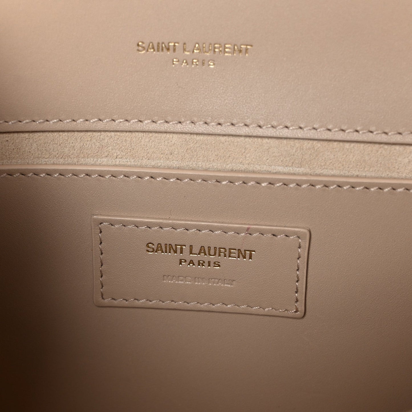 Smooth Calfskin Medium Classic Monogram Kate Tassel Satchel Nude Powder