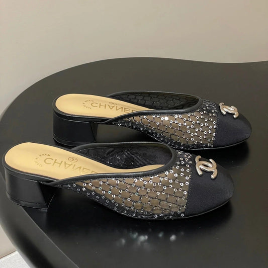 BUBBLE 30 MM IN BLACK FABRIC AND MESH