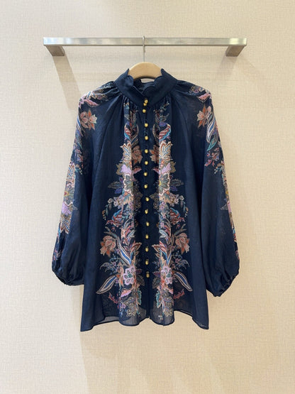 Zimmermann 25 Blouse Linen Silk 026