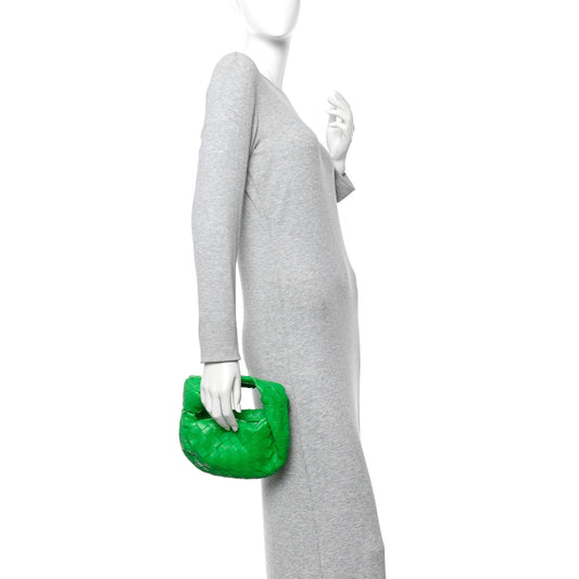 Nappa Intrecciato Mini Jodie Parakeet