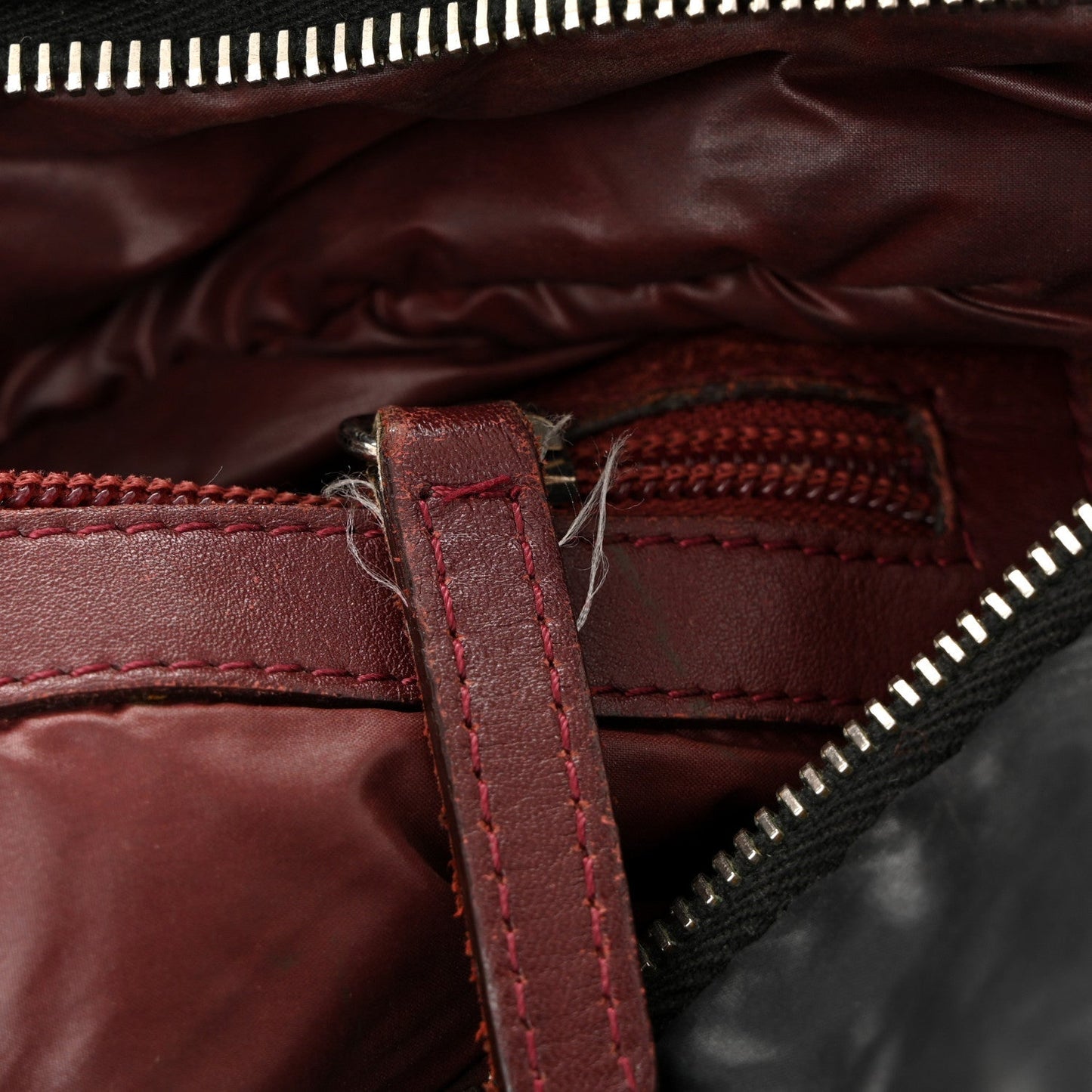 Nylon Coco Cocoon Zipped Tote Black
