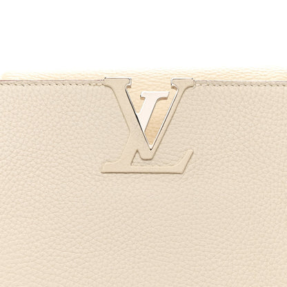 Taurillon Capucines MM Blanc Casse