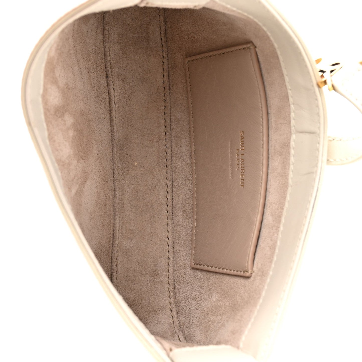 Smooth Calfskin Le 5 A 7 Mini Hobo Blanc Vintage