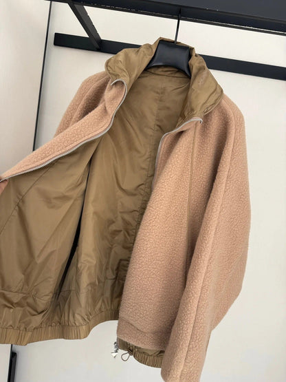 PRADA 25S KHAKI KNIT JACKET 332