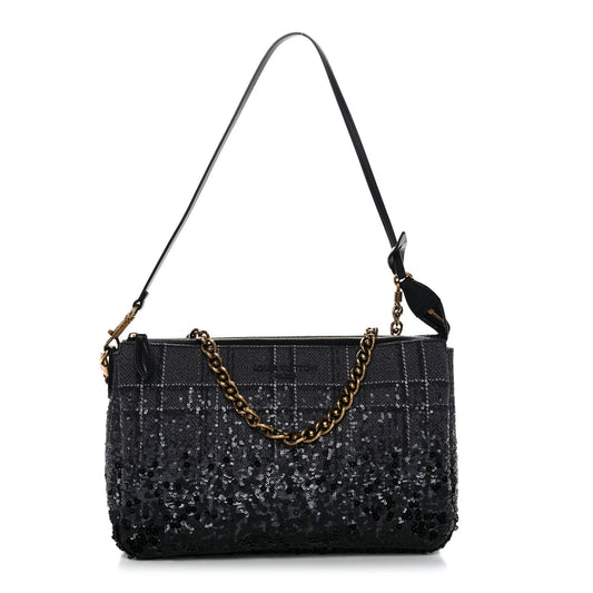 Sequin Reverie Pochette Accessories MM Blue
