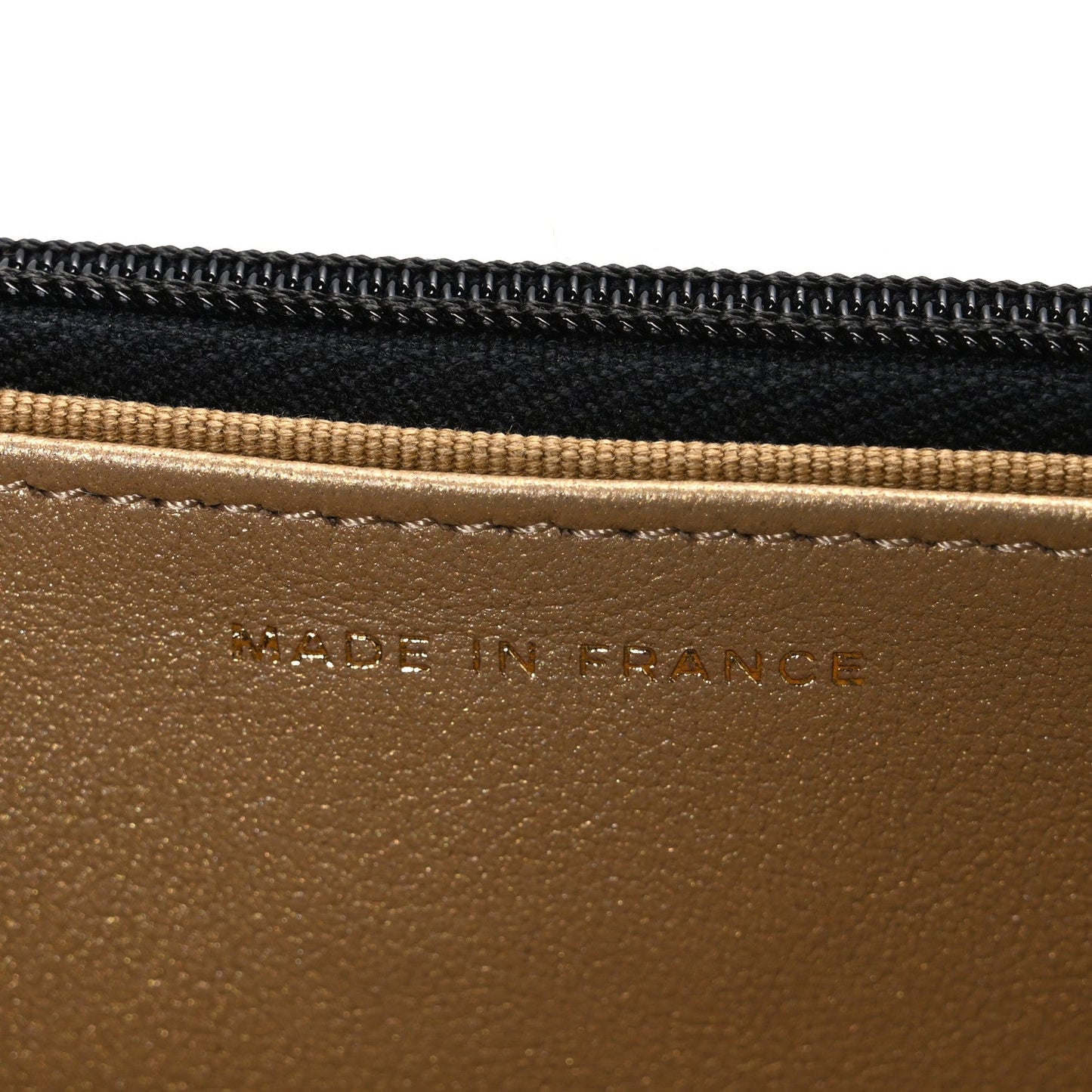 Lambskin Quilted CC Pearl Crush Wallet on Chain WOC Black