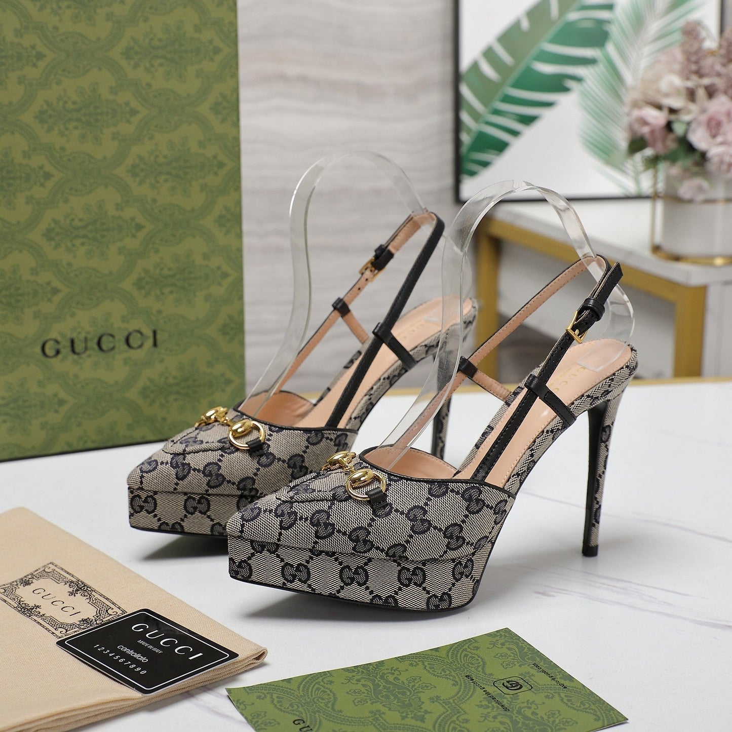 GG Valentino High heels Black