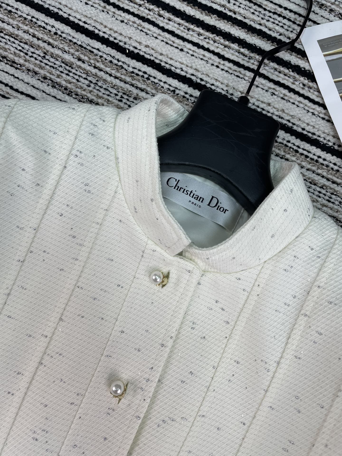 CD 26 White Cotton Jacket 112627