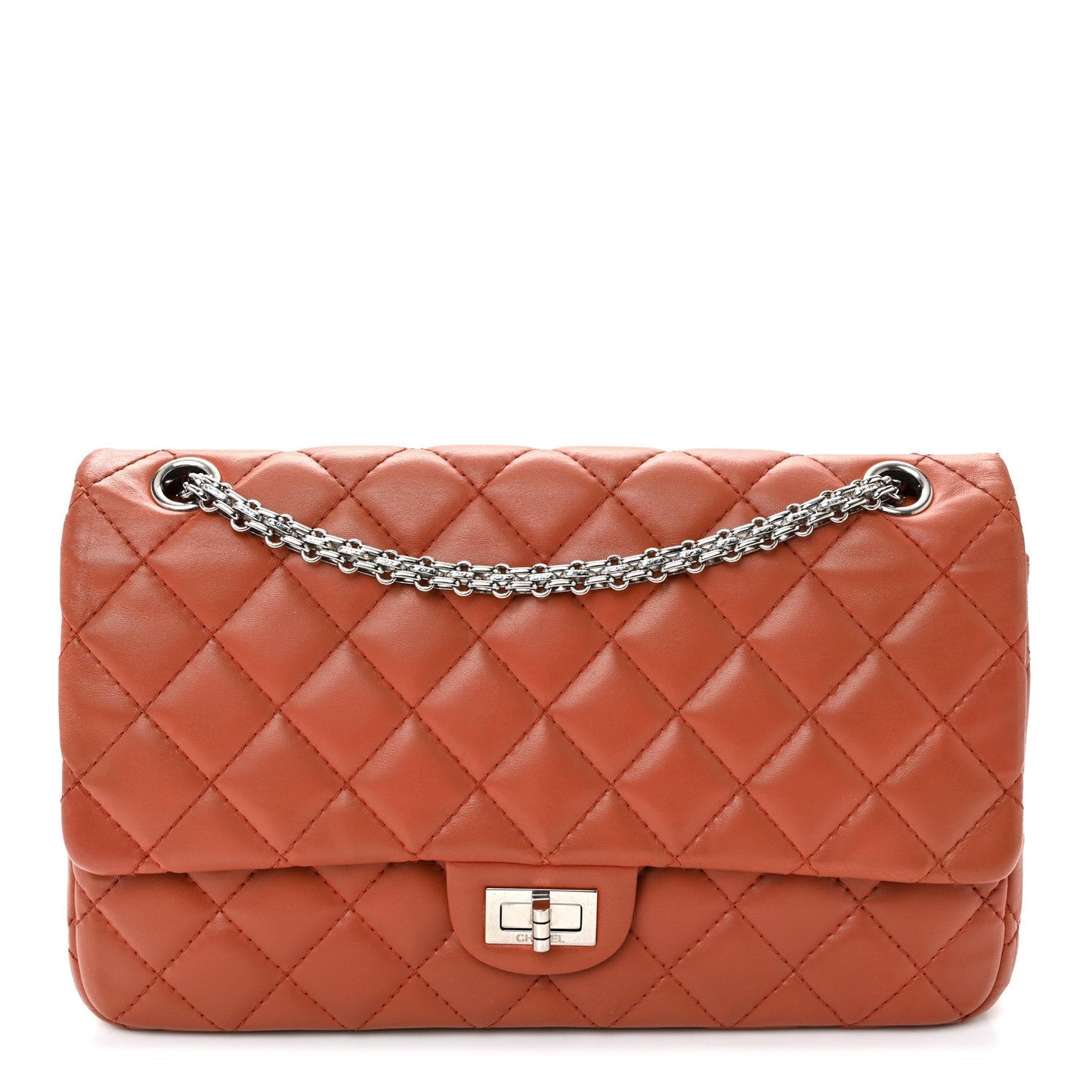 Lambskin Quilted 2.55 Reissue 226 Flap Dark Beige