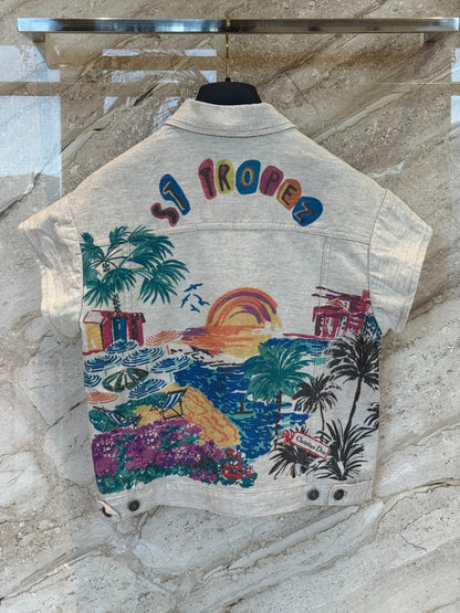 DIOR 25S SHIRT AND SHORTS SET 458