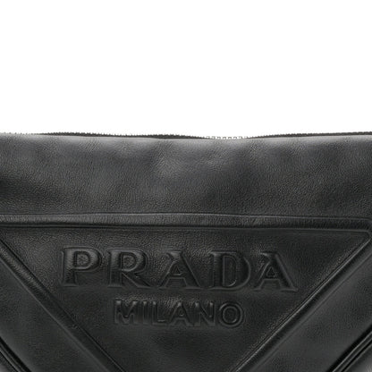 Grace Lux Triangle Shoulder Bag Black