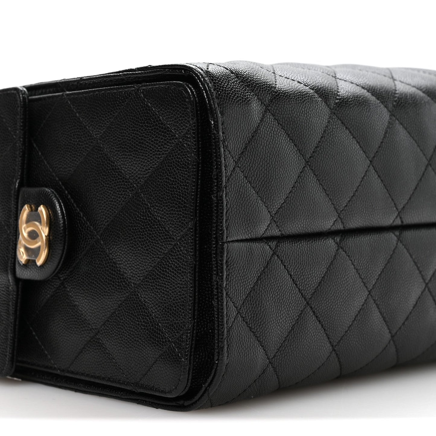 Caviar Quilted Small Chanel 25 Handbag Black