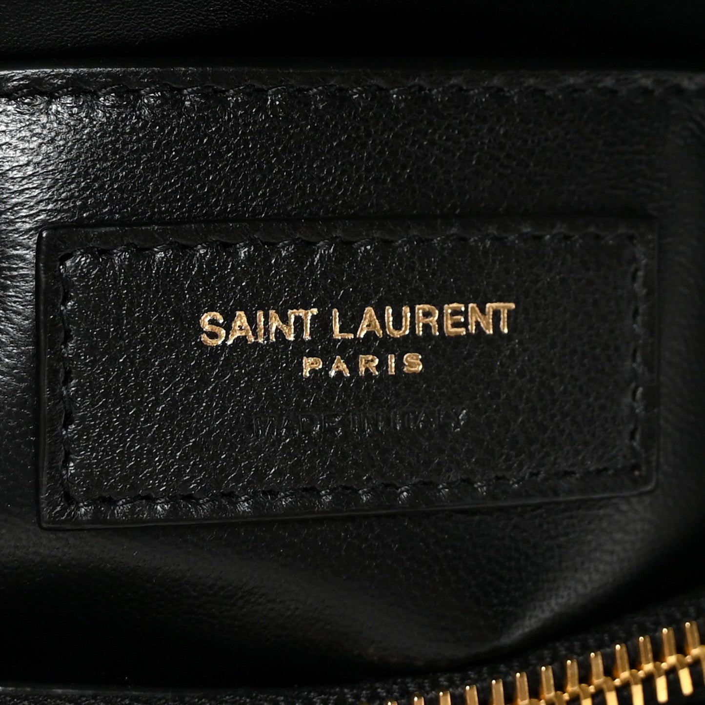 Canvas Y Quilted Monogram Small Loulou Chain Satchel Black