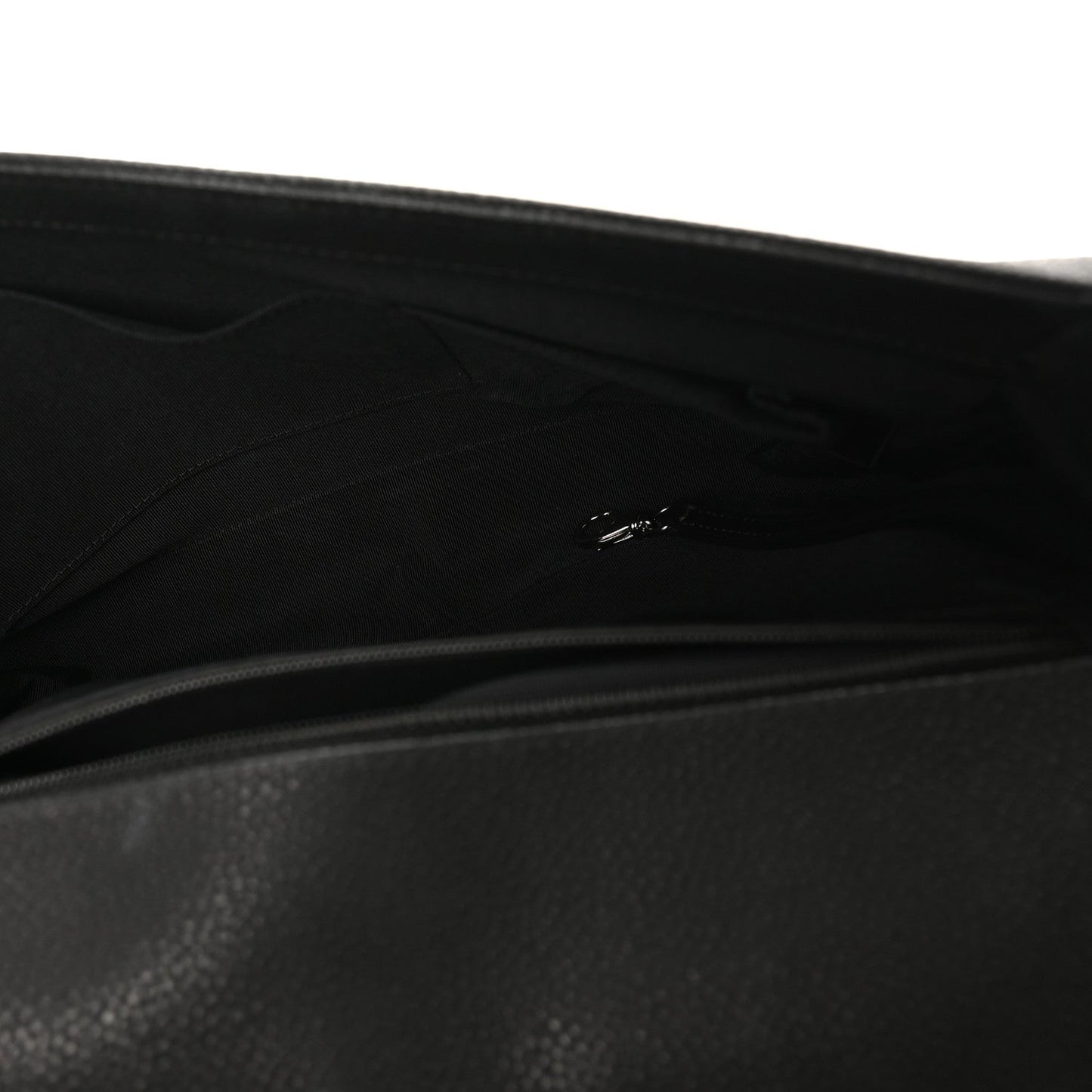 Caviar Quilted Large Boy Flap Black