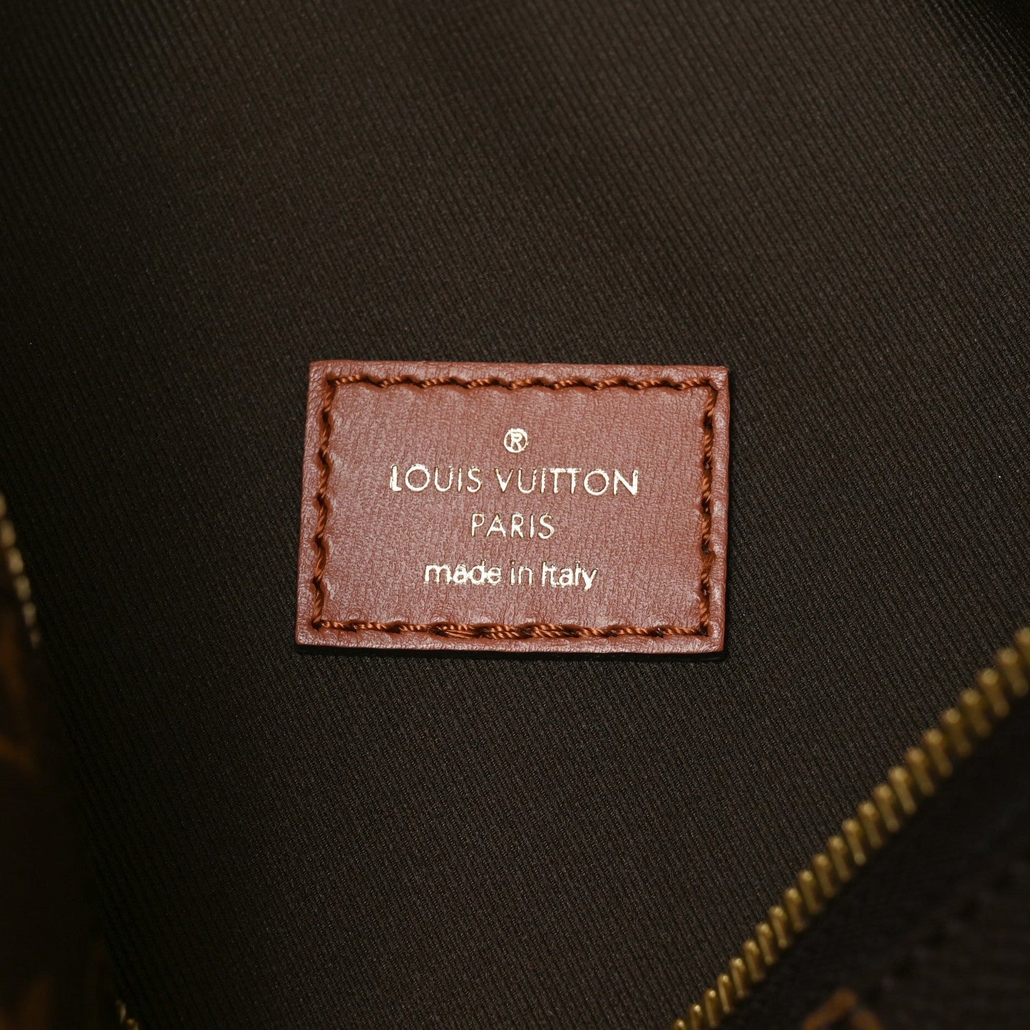 Reverse Monogram Loop Hobo