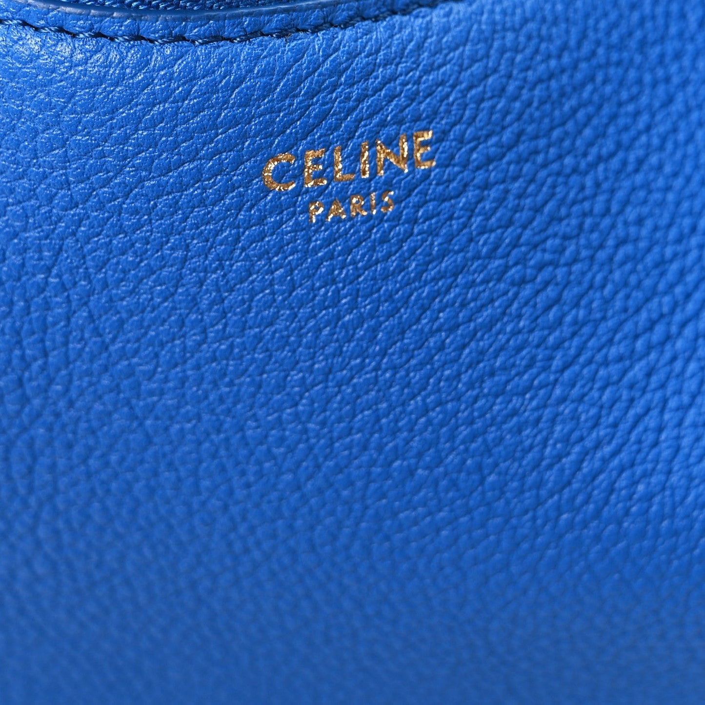 Grained Calfskin Teen Lulu Shoulder Bag Ultra Blue