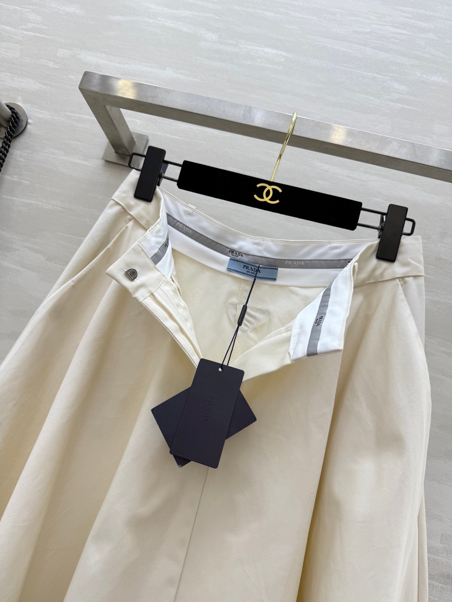Prada 25 Set White Polyester 303389