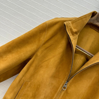 LP 25 Bomber Jacket Camel Suede 273465
