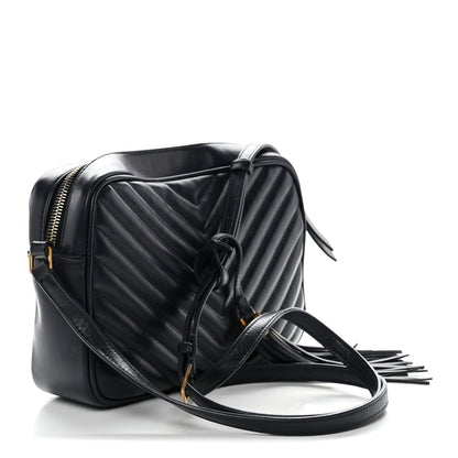 Calfskin Matelasse Monogram Lou Camera Bag Navy