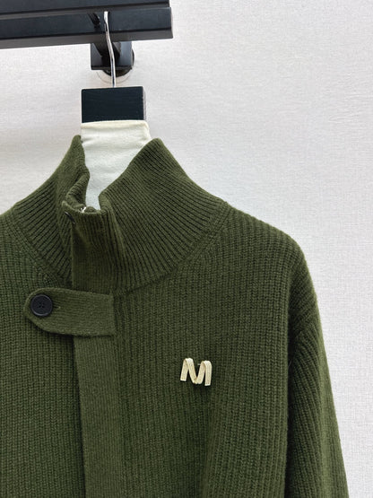 MAX MARA 25S STAND COLLAR CARDIGAN COAT 037