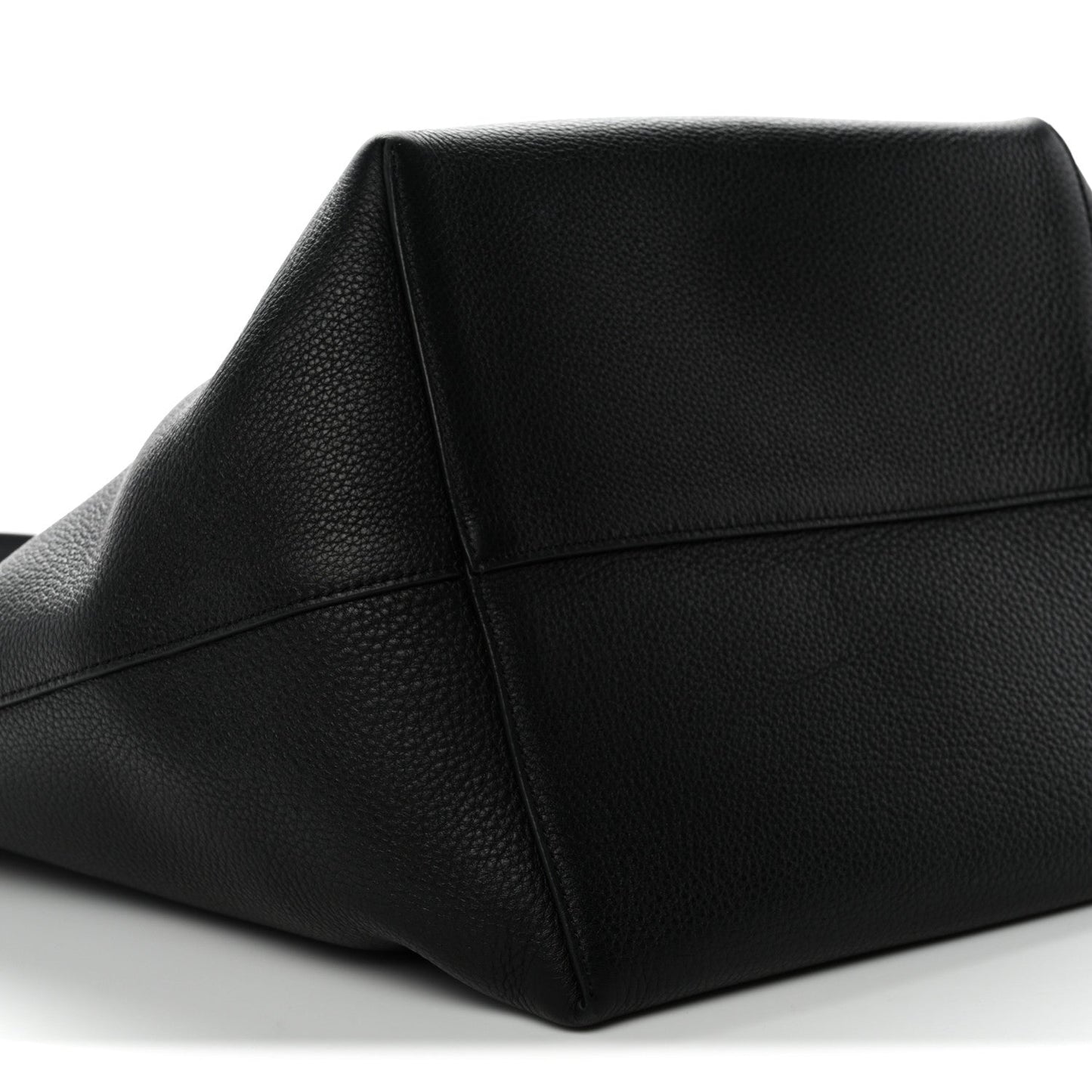 Grained Calfskin Large N/S Park Tote Black
