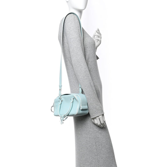 Taurillon Soft Mini Cool Box Satchel Light Blue