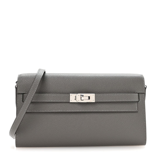 Epsom Kelly To Go Wallet Gris Meyer