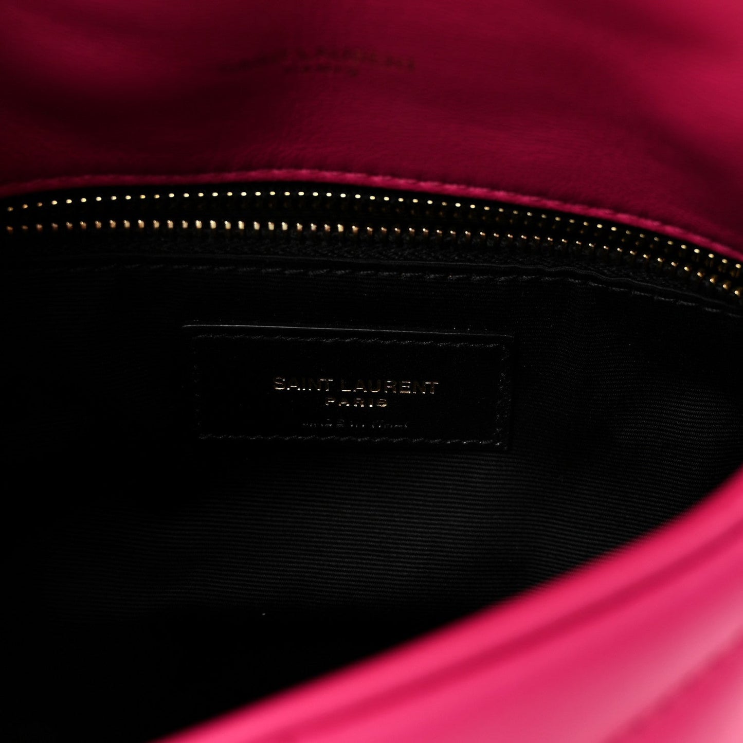 Lambskin Quilted Toy Loulou Puffer Monogram Chain Satchel Bubblegum
