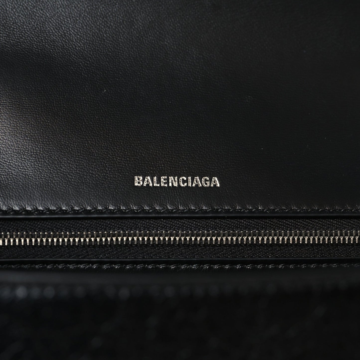 Arena Lambskin Medium Hourglass X Le Cagole Top Handle Bag Black