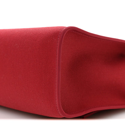 Vache Hunter Toile Herbag Zip 31 PM Rouge Grenat Natural