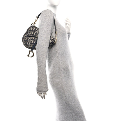 Oblique Saddle Bag Blue