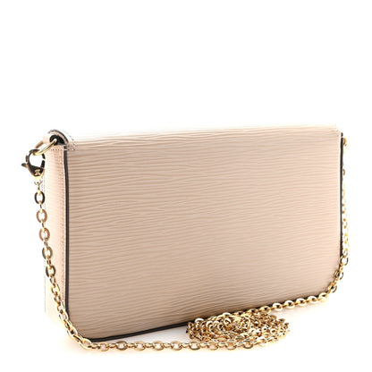 Epi Felicie Pochette Chain Wallet Galet
