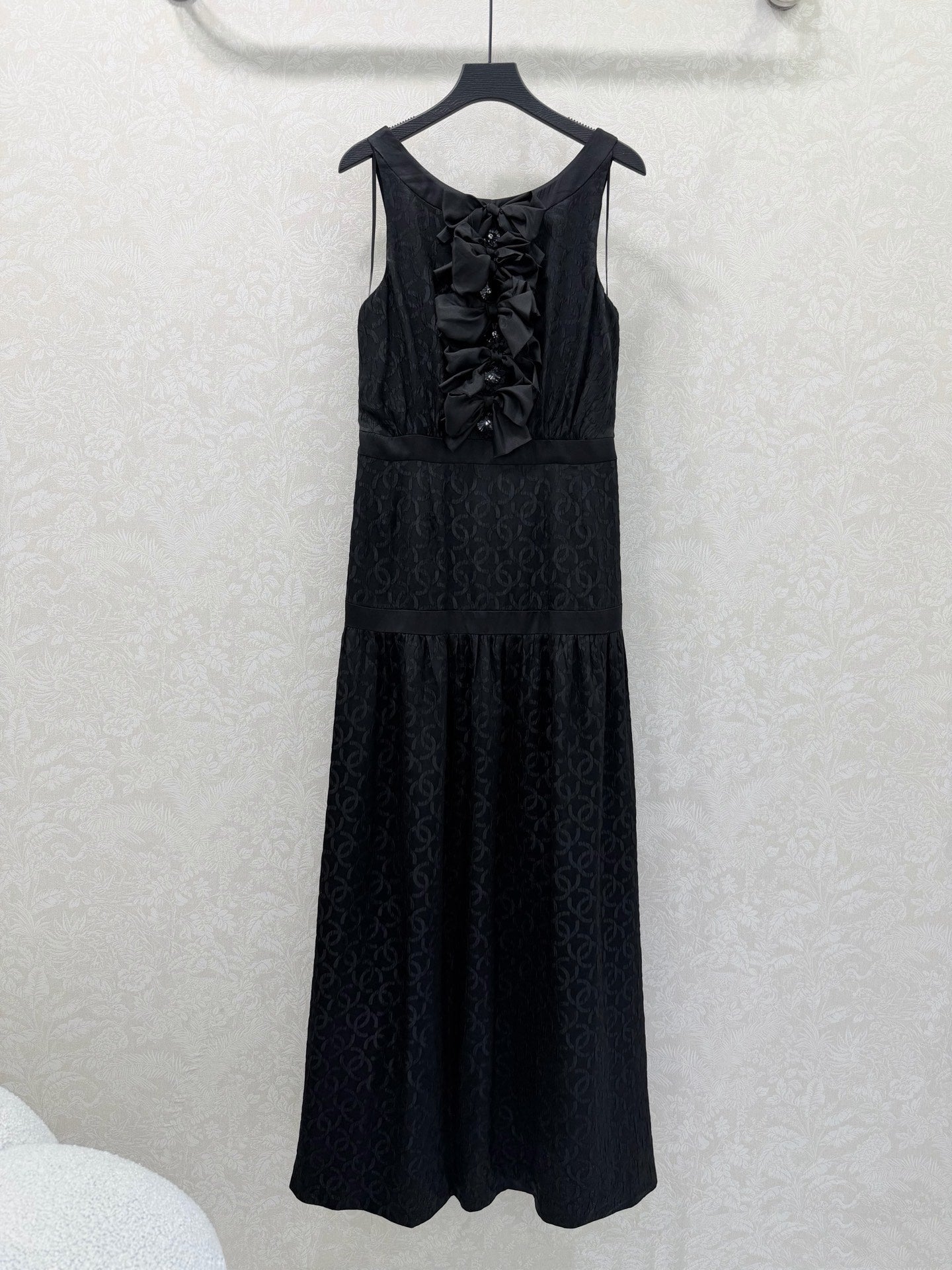 CC Vest Dress Jacquard Silk 353057