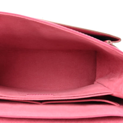 Soft Calfskin My Lockme Top Handle Lie De Vin Oxford Greige