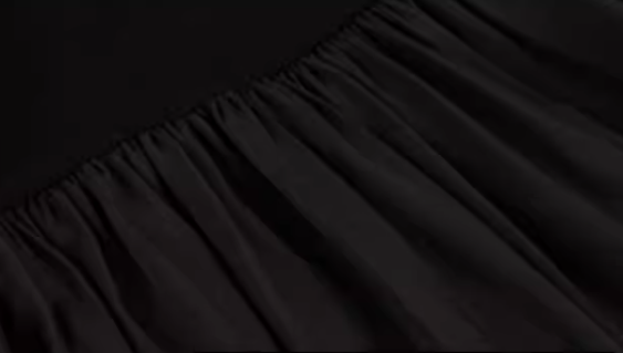 Black one-shoulder dress 2025 new style high-end temperament off-shoulder waist long dress R0128