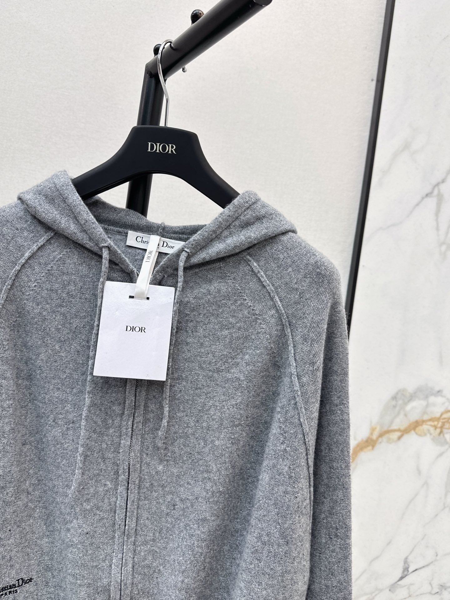 DIOR 25S FLORAL EMBROIDERED HOODIE 592