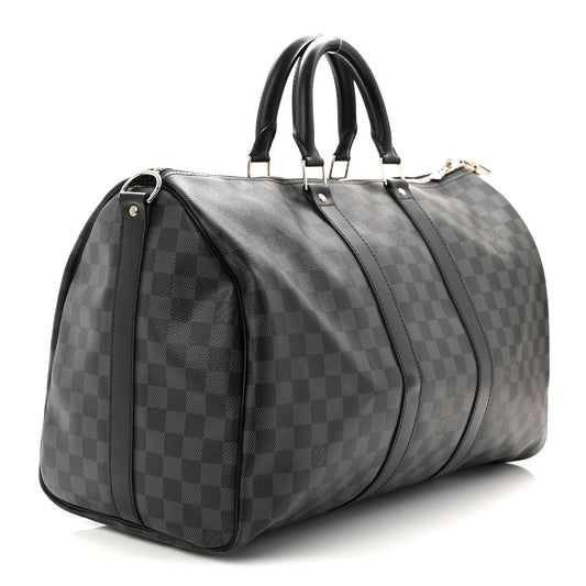 Damier Graphite Keepall Bandouliere 45