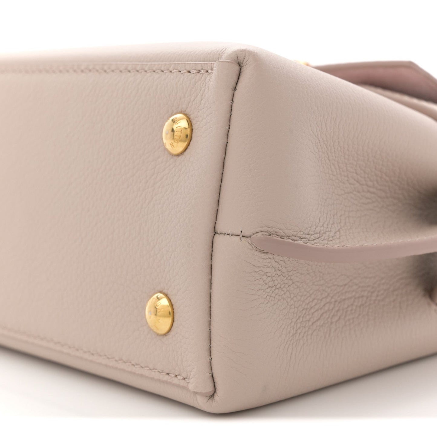 Soft Calfskin Mini Lockme Ever Greige