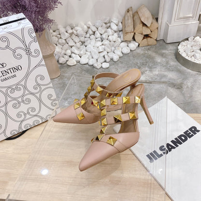 Valentino Pump Mule High Heel 95mm Sheepskin 239527