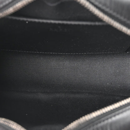 Calfskin Matelasse Monochrome Small GG Marmont Chain Shoulder Bag Black