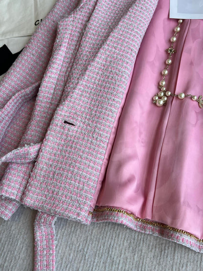 CC 25 Set Tweed Pink Cotton Polyamide