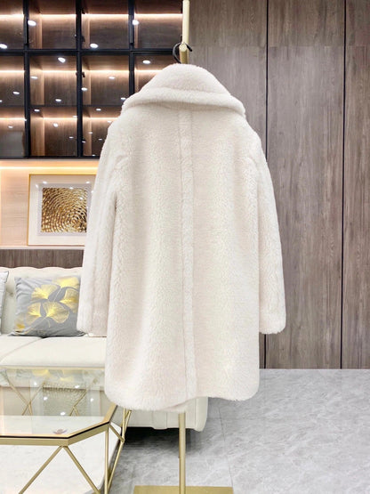 MAX MARA 25S TEDDY SHORT JACKET 078