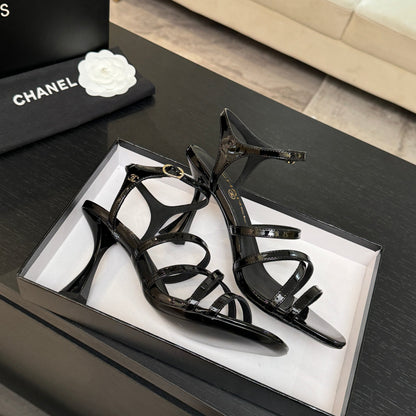 CC Cruise 25/26 Sandal 95mm Black Patent Leather