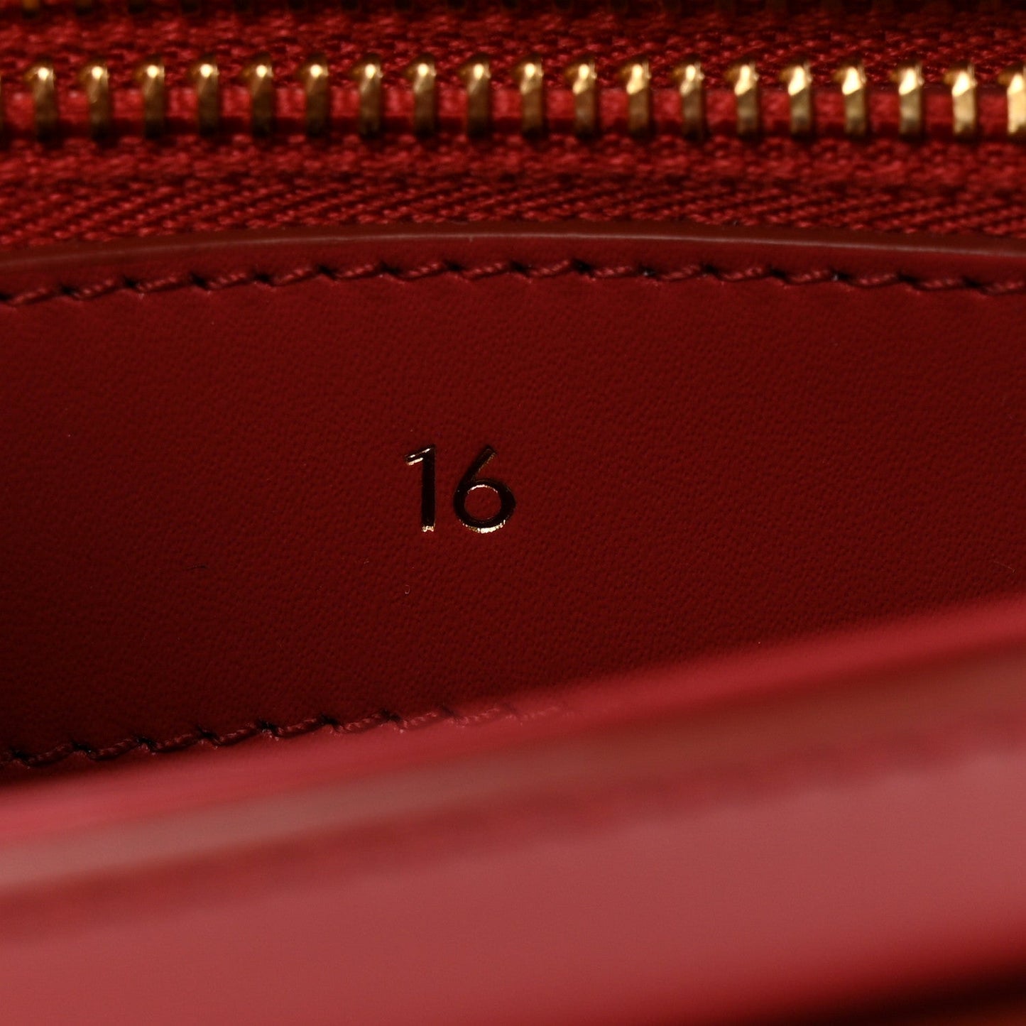 Satinated Calfskin Mini 16 Top Handle Bag Raspberry