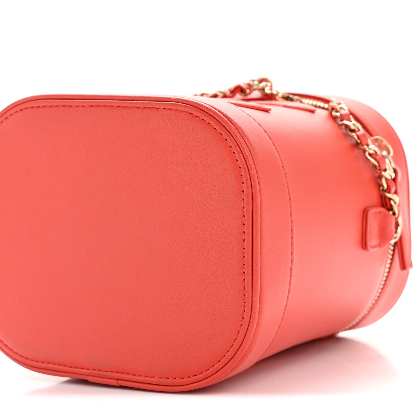 Lambskin Timeless Vanity Cosmetic Case Red
