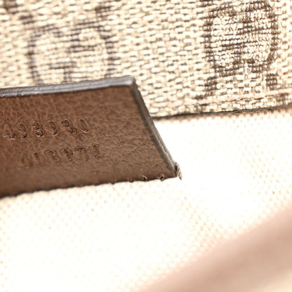 GG Supreme Monogram Neo Vintage Web Belt Bag Brown