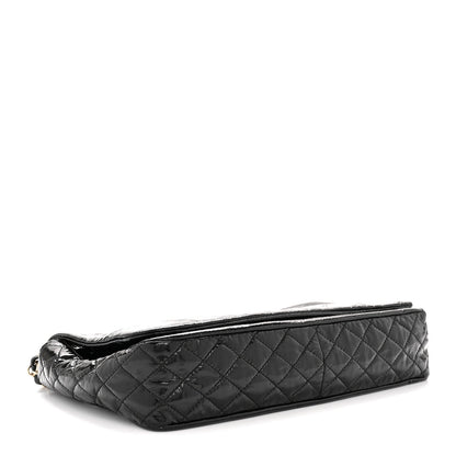 Vinyl Medium Rock and Chain Flap Black